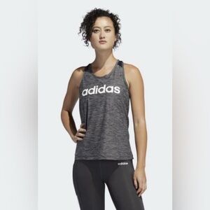 Womens Gray Adidas Pullover Tank Top Size Large